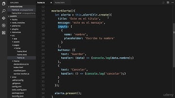 017 Curso de ionic 2: Alertas