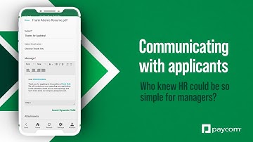 Who Knew? Communicating With Applicants