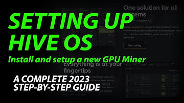 A Complete 2023 Install and Setup Guide of HiveOS