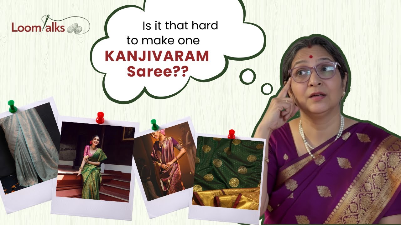 The Art of Korvai: Kanjivaram Saree | Loomtalks | Neeta Negi | Handmade |Heirloom sarees