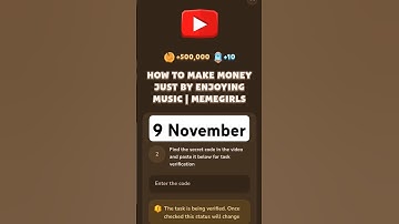 How To Make Money Just By Enjoying Music | MemeFi Video Code