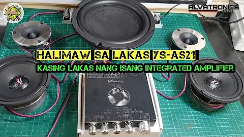 YS-AS21 Testing | Isa sa malakas na Class D Amplifier at Mataas ang Power output