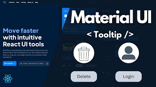Tooltip - (Hover Effect) - Learn Material UI Components in React