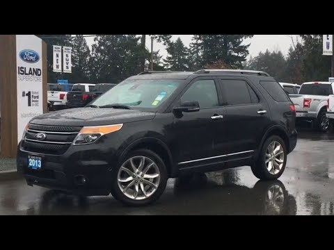 2013 Ford Explorer Limited, W/ Dual Moonroof,  Bluetooth, AWD Review| Island Ford