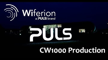 Wiferion CW1000 - Serial production for industrial inductiv charging started at PULS Chomutov!