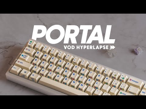 Portal Keyboard w/ Snag Switches Build Vod + Sound Test