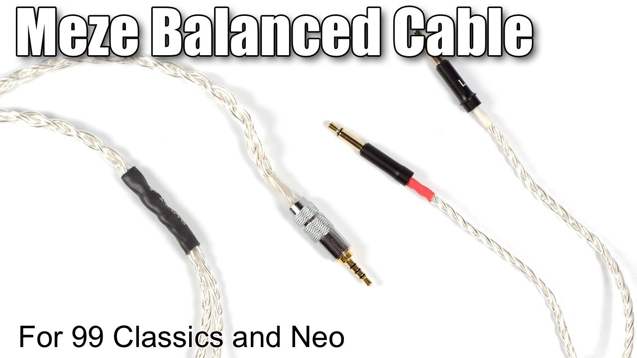 MONO 3.5 MM OFC BALANCED UPGRADE CABLES  Meze Audio - Sound. Comfort.  Design. True high-end.