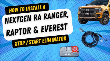Installing a Stop/Start Eliminator on the NextGen Ranger, Raptor & Everest.