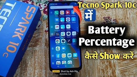 How To Show Battery Percentage in Tecno Spark 10c | Tecno Spark 10c में  Battery Percentage Show कैस