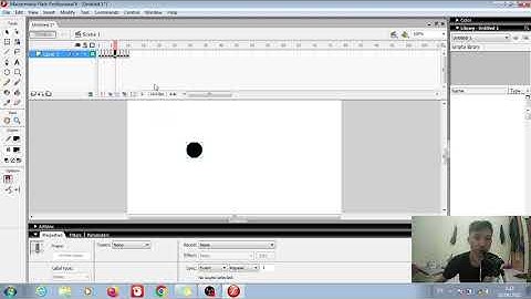 Tutorial - Motion tween macromedia flash 8 #2
