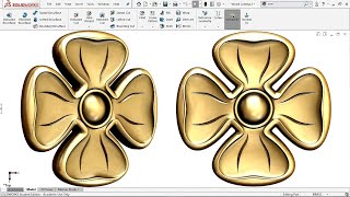 Exercise 70: How to make '3D Flower Design' in Solidworks 2018
