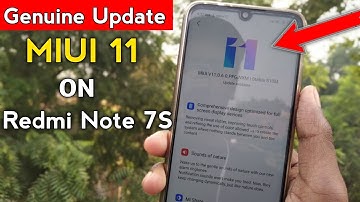 Redmi Note 7S MIUI V11.0.6.0 Stable Update Install | MIUI 11