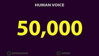 How To Pronounce 50,000