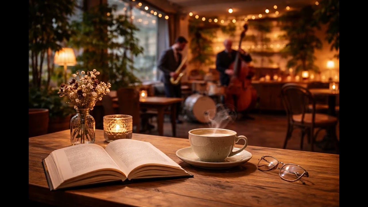 1h Smooth Jazz Escape Reading, Coffee & Calm /playlist songs for study / sarah songs channel