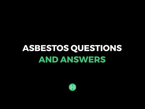 Video: Asbes: Asbes Krummelpakking, Motorhuis En Chrysotiele Asbesverpakking, Ander Gebruik, Asbesstof. Hoeveel Weeg 'n Plat Leisteenmateriaal?