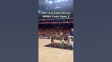 Game winner🔥 by A’ja Wilson to put the Aces up 3-0 in the WNBA finals. #wnba #wnbafinals #ajawilson