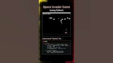 Space Invader Game Animation Using Python