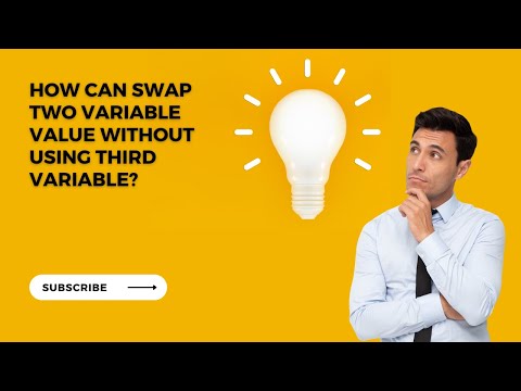 How can swap two variable value without using third variable?