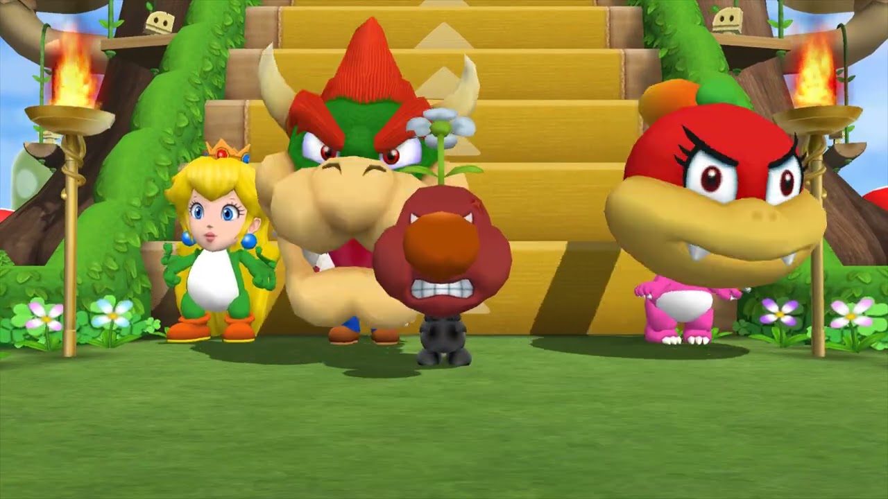 Mario Party 9 Step It Up / Yoshi Vs Mario Vs Peach Vs Birdo