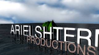 logo test(Cinema 4D+RealFlow+Sony Vegas 11 pro)
