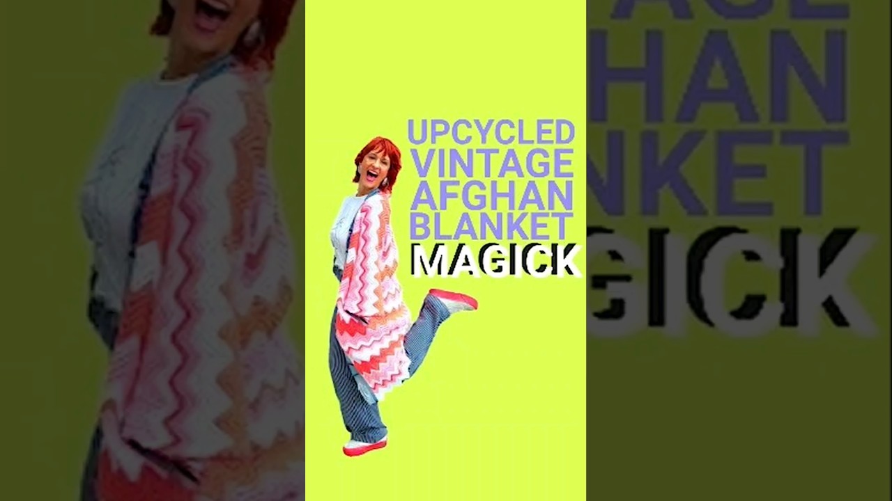 👀 My Upcycled Blanket Coat 🧵🪡 