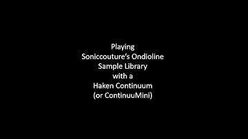 Playing Soniccouture