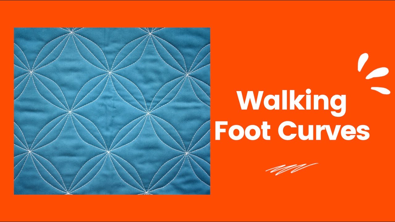 Walking Foot Curves Quilting a curved design using your walking foot