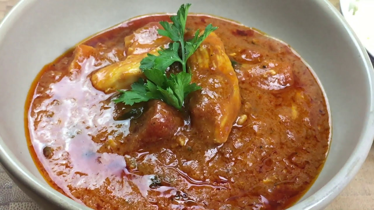 Rotes Hähnchencurry mit Tomaten - Rezept - YouTube