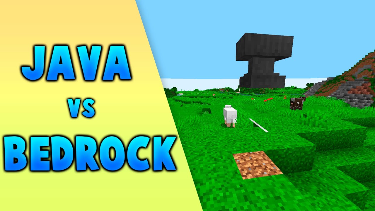 Diferencias entre Minecraft BEDROCK y JAVA Shorts YouTube