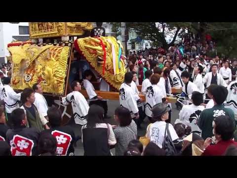 西条祭りＨ２５御殿前20131016101717中西・下喜多川