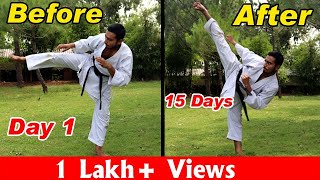 How to kick higher in karate in Hindi | How to kick higher in martial arts | High kick kaise mare