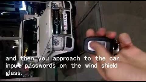 cardot 1100ANsmart car alarm working video