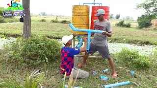 Amazing Farmer Idea To Make Free Energy Water Pump Without Electric Power #freeenergy #diy 1