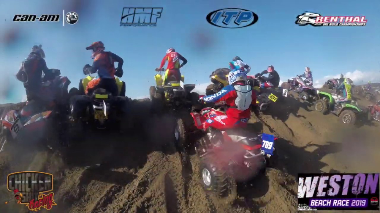 WESTON BEACH RACE 2019 QUADS & SIDECARS CANAM