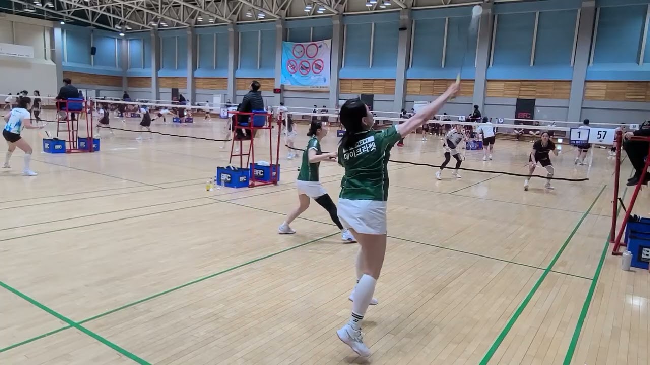 [2026/02/01] 2026 BFC019 in Seoul 전국배드민턴 대회 여복2040B 예선2경기 C&TOP ALLA 김나연/류연진