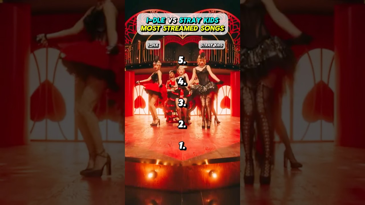 I-DLE VS Stray Kids Most Streamed Songs 🎶