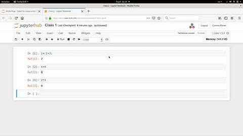 Linear Algebra with Julia, Video 1.  The Jupyter notebook interface