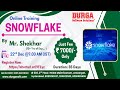 SNOWFLAKE Online Training @ DURGASOFT