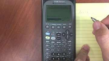 TI-89 Solve Simultaneous Equations