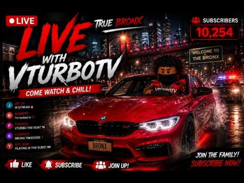 🔴 LIVE NOW! Driving Around the Bronx With Subscribers 🚗💨 | Roblox Bronx True Crime RP | VTurboTV