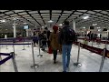 Entire departure procedure CDG Paris Charles de Gaulle airport from train to cabine