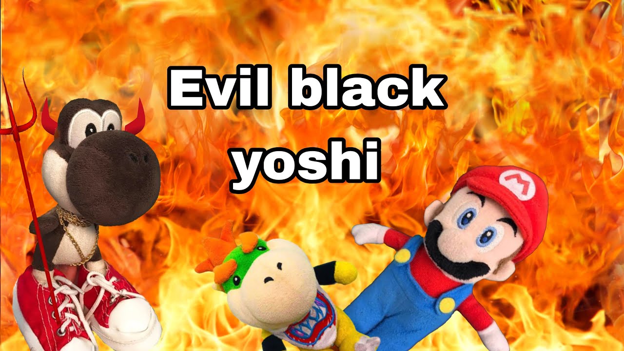 Evil black yoshi 