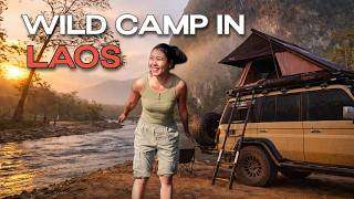 A Quiet Night by the River in LAOS | S4Ep14 | Land Cruiser Overland