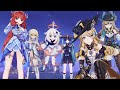 【原神】欢夏邪龙童话国 全主线+全支线+彩蛋（中文汉语配音）旁白的注脚，奇书疑云，森林与公主，荷叶与冠军，荷叶与森林的答案，勇敢的北风，向着灯塔，或是远方，好架子，飞帽匠，猫头鹰乐师