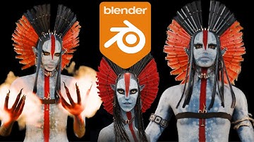 I MADE AVATAR 3 CGI in Blender 3d | Varang 3d Fire Test Animation 