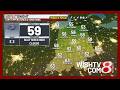 10 p.m. May 25, 2026, weather forecast with News 8's Keith Gibson