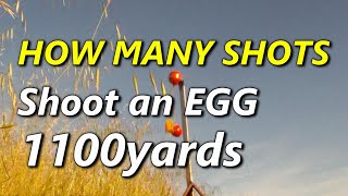 Shoot an egg at 1100 yards (Howa 1500 in .243win) Shoot an egg at 1100 yards (Howa 1500 in .243win)