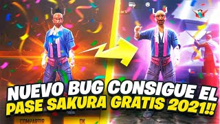 *NEW BUG* TENER EL SAKURA SIN TEXTURAS en FREE FIRE 2021 🤑 TENER EL PASE SAKURA LEGAL en FREE FIRE 🔥