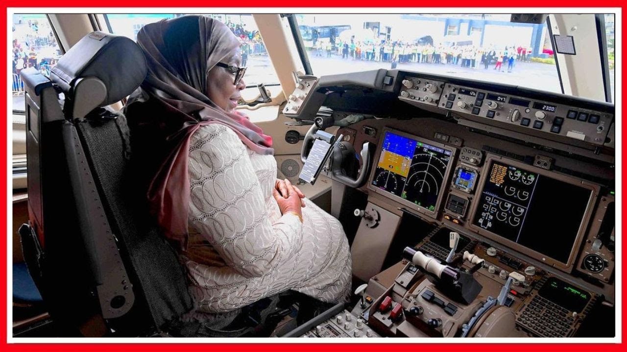 RAIS SAMIA NDANI ya NDEGE MPYA, AKAA SITI ya RUBANI, CHEKI AKIITAZAMA MITAMBO KWA MAKINI...