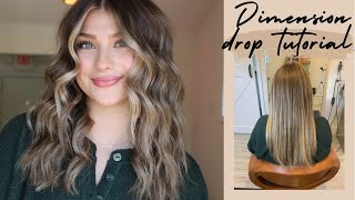 Dimension Drop Hair Tutorial Dimensional Lived In Blonde Sandy Blonde